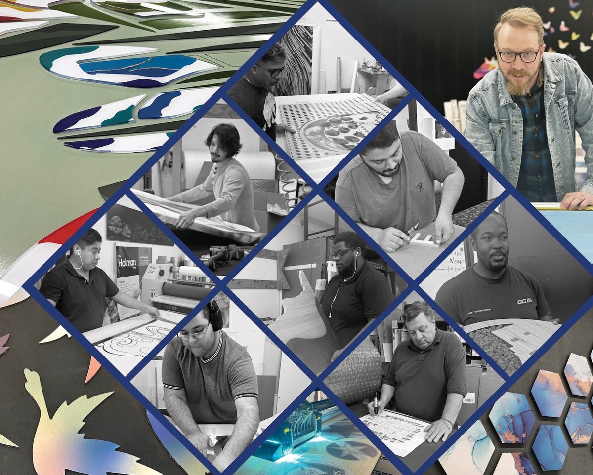 Production Team Collage